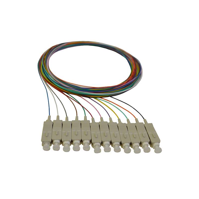 1.5m SC Multimode OM1 900um Pigtails - 12 Colours/12 Pack