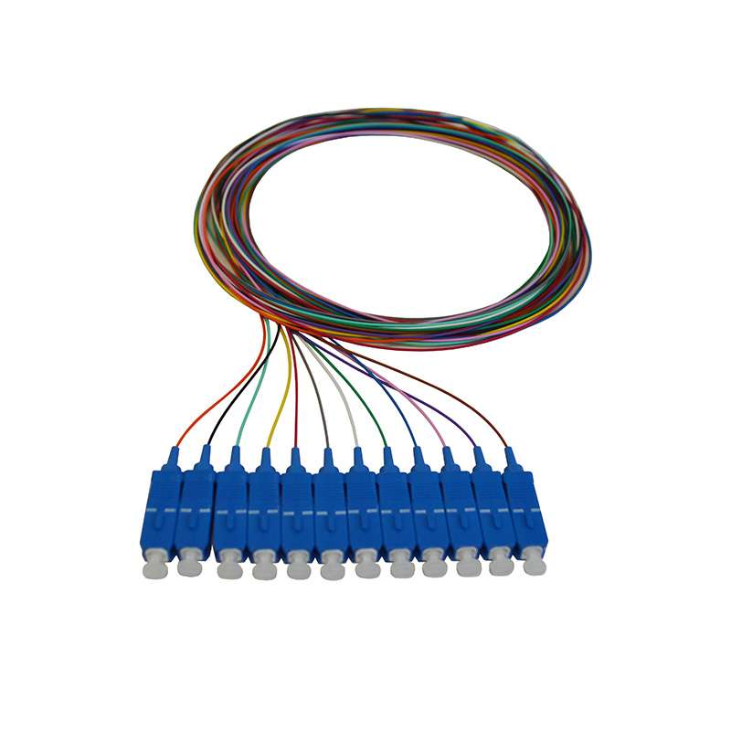 1.5m SC Singlemode 900um Pigtails - 12 Colours/12 Pack