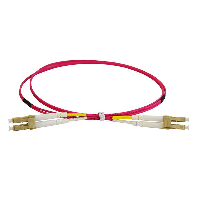 Erika Violet Multimode OM4 LSZH Duplex Patch Cable