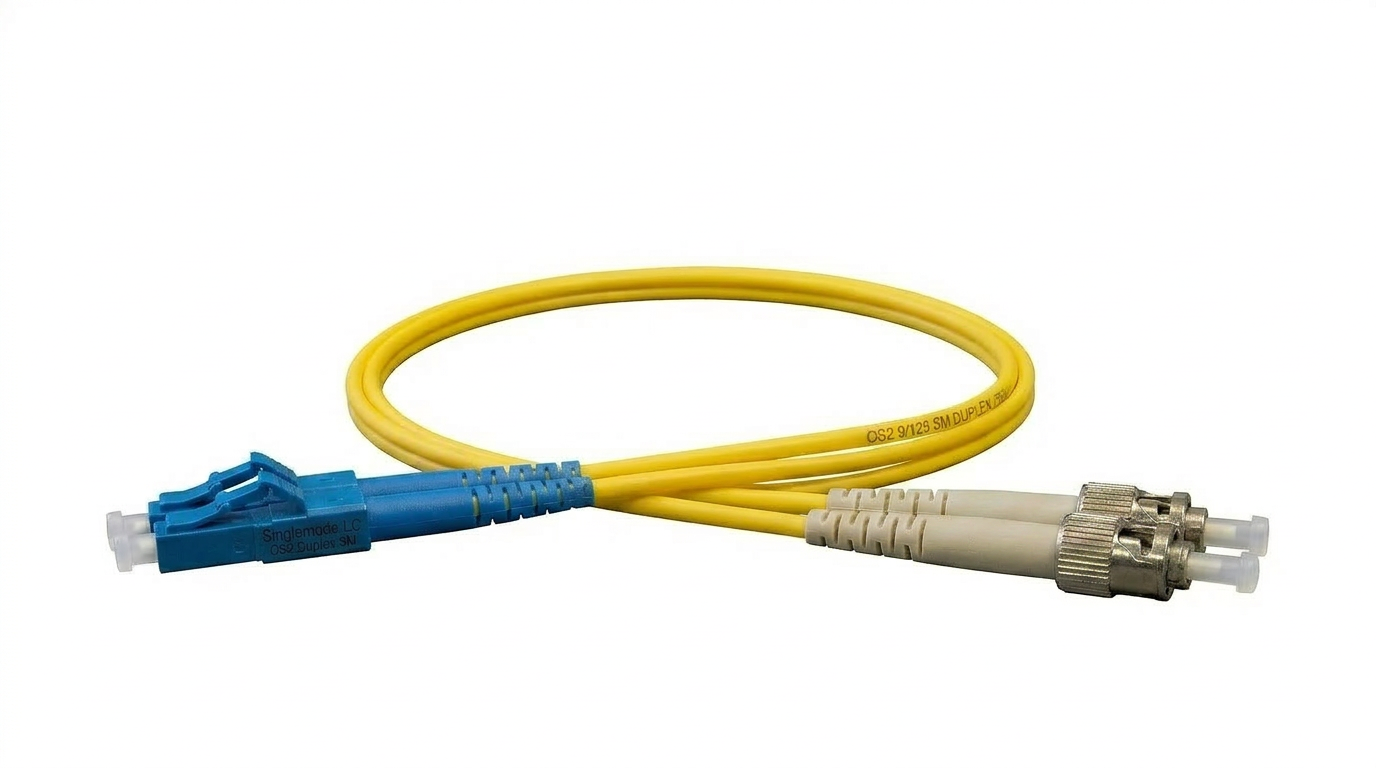 Yellow ST-LC Singlemode Patch Cable