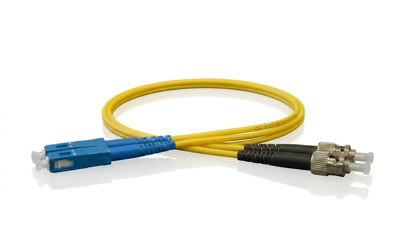 Yellow ST-SC Singlemode Patch Cable