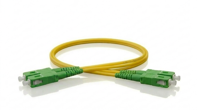 Yellow SCA-SCA Singlemode Duplex Patch Cable