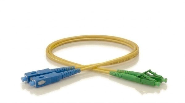 Yellow SC-LCA Singlemode Duplex Patch Cable