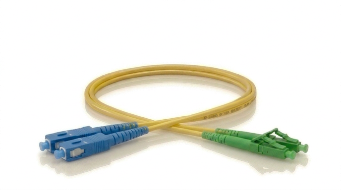 Yellow SC-LCA Singlemode Duplex Patch Cable