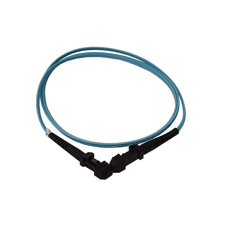 1 Metre Aqua MTRJ-MTRJ Multimode OM3 LSZH Duplex Patch Cable - 1 available