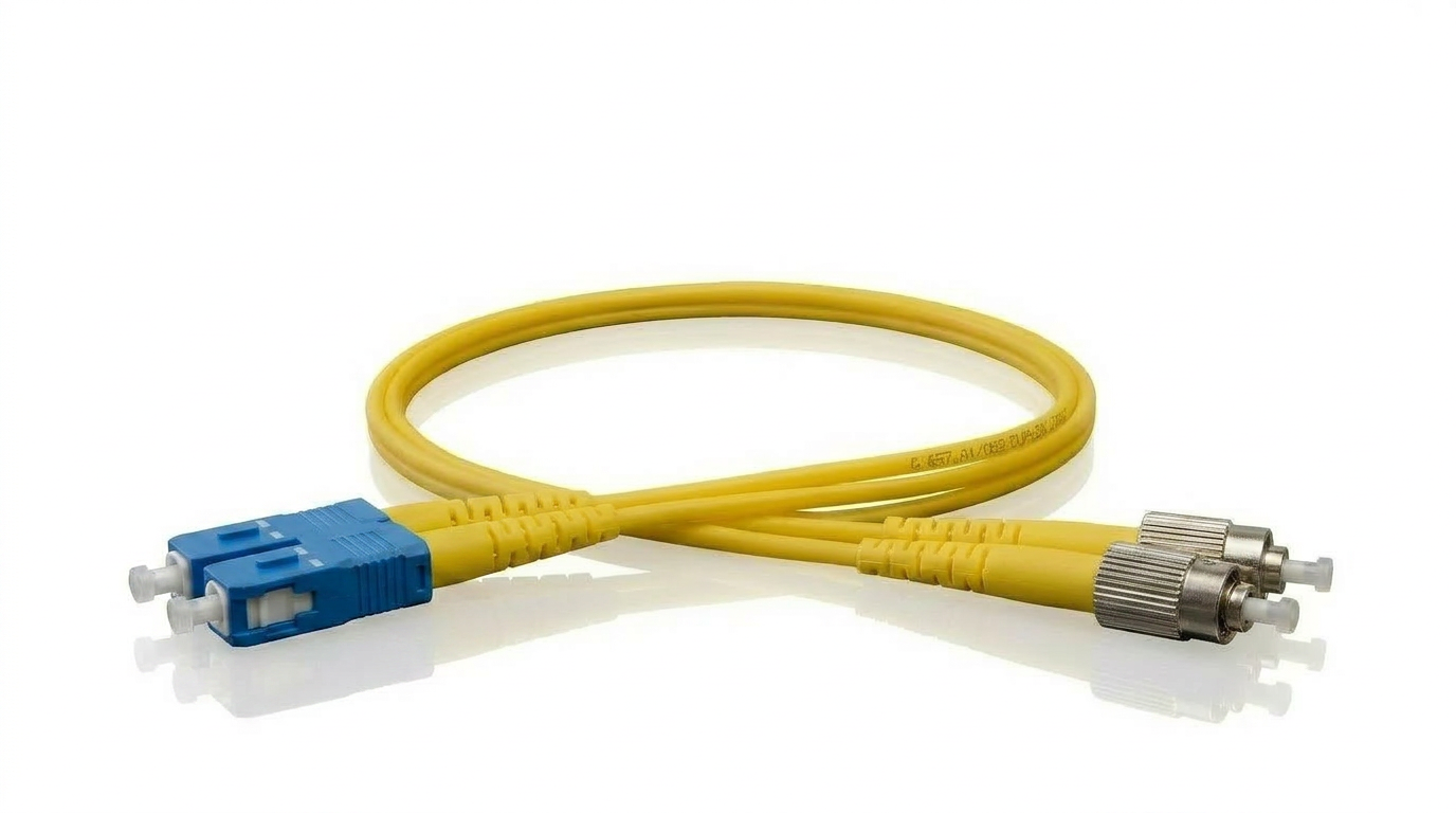 Yellow SC-FC Singlemode Duplex Patch Cable