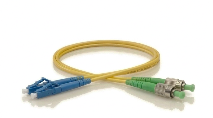 Yellow LC-FCA Singlemode Duplex Patch Cable