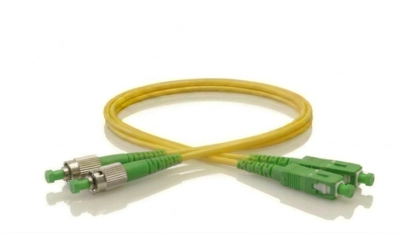 Yellow SCA-FCA Singlemode Duplex Patch Cable