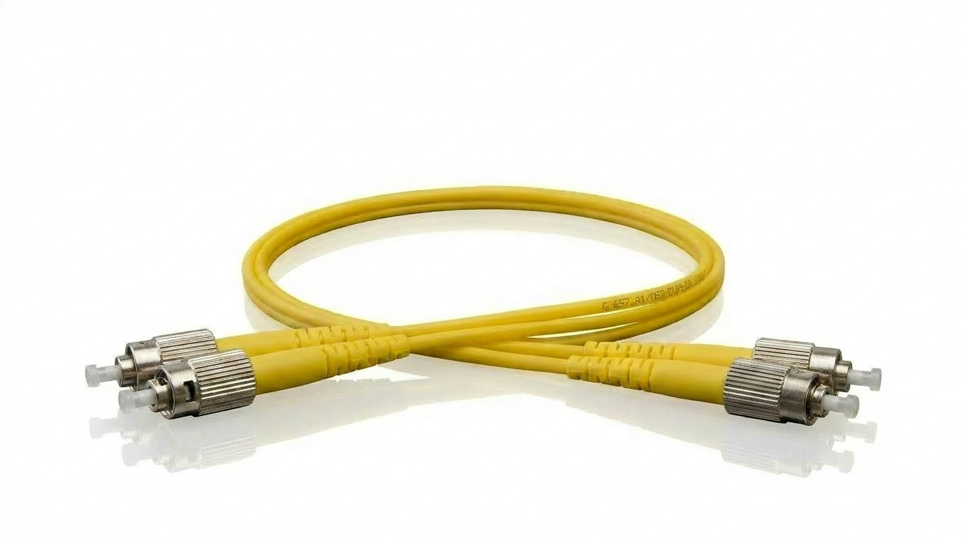 Yellow ST-FC Singlemode Duplex Patch Cable