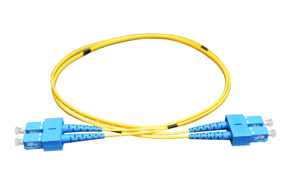 Yellow SC-SC Singlemode Bend Insensitive Glass G657.A2 LSZH Duplex Patch Cable