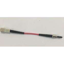 Red 0.23 Metre ST-SC Multimode OM1 LSZH 3mm Duplex Patch Cable - 2 available