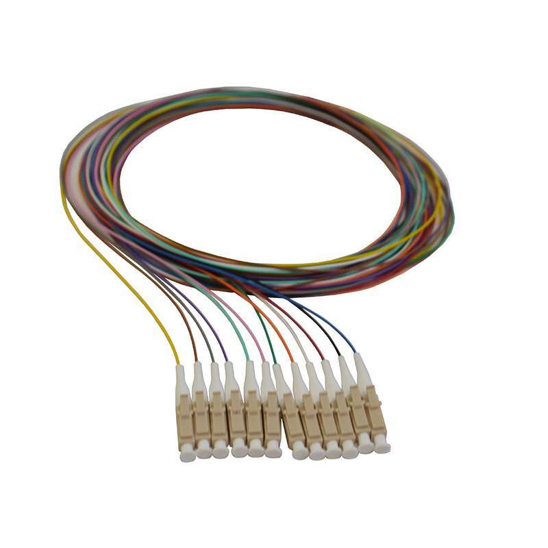 1.5 metre LC Multimode OM1 900um Pigtails - 12 Colours/12 Pack