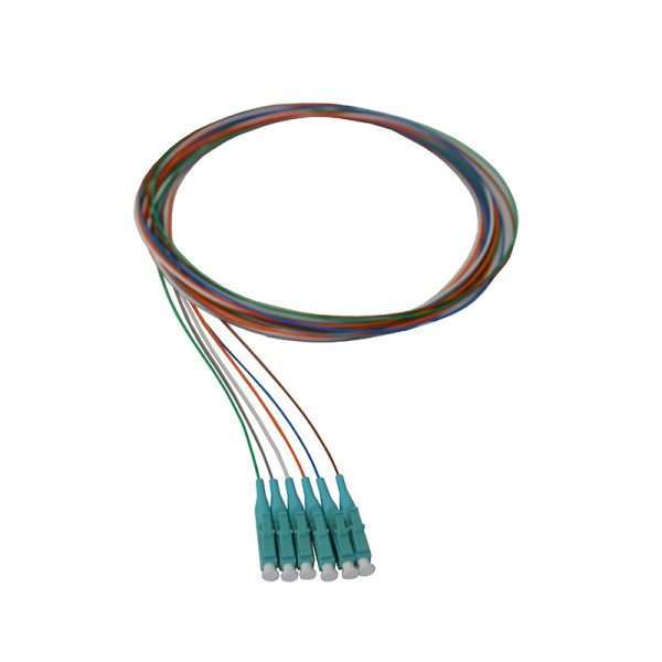 1.5m LC Multimode OM3 900um Pigtails - 6 Colours/6 Pack