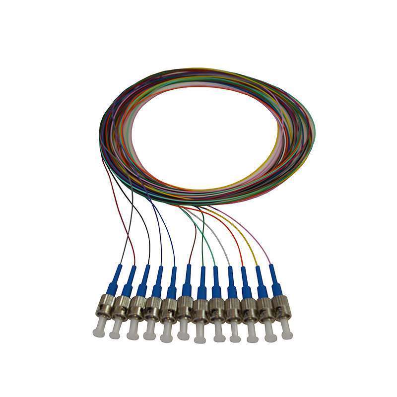 1.5m ST Singlemode 900um Pigtails - 12 Colours/12 Pack