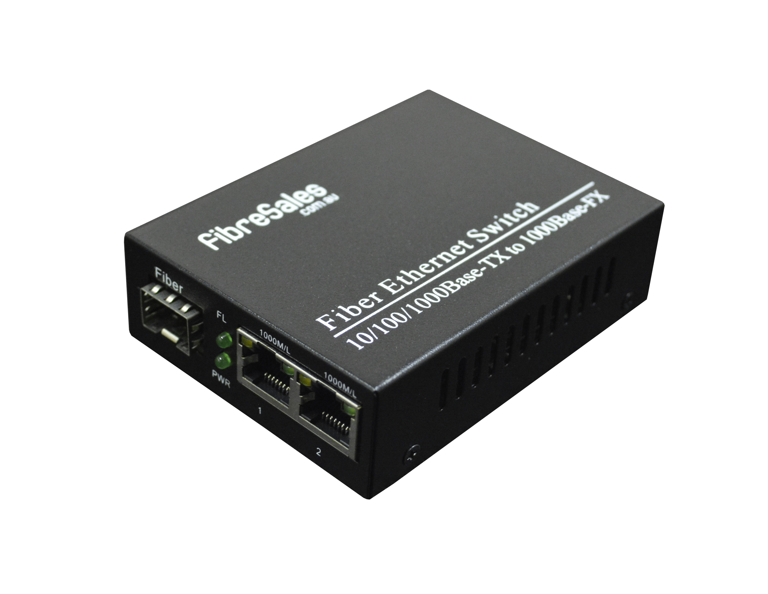 Media Converter - 2xRJ45 - 10/100/1000Base-TX to 1x SFP module -supplied without SFP