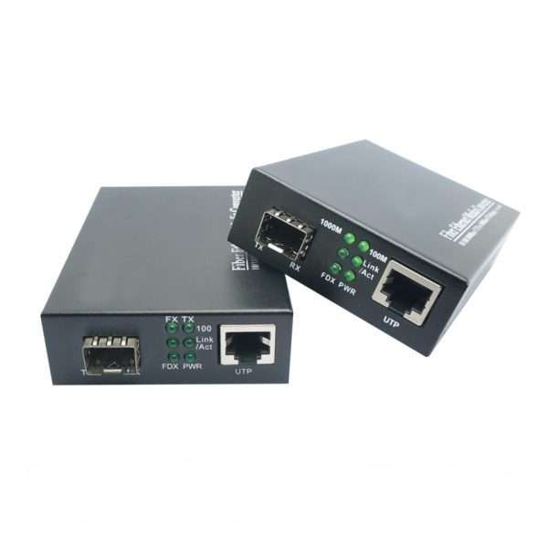 Media Converter - RJ45 - 10/100Base-TX to SFP module - supplied without SFP