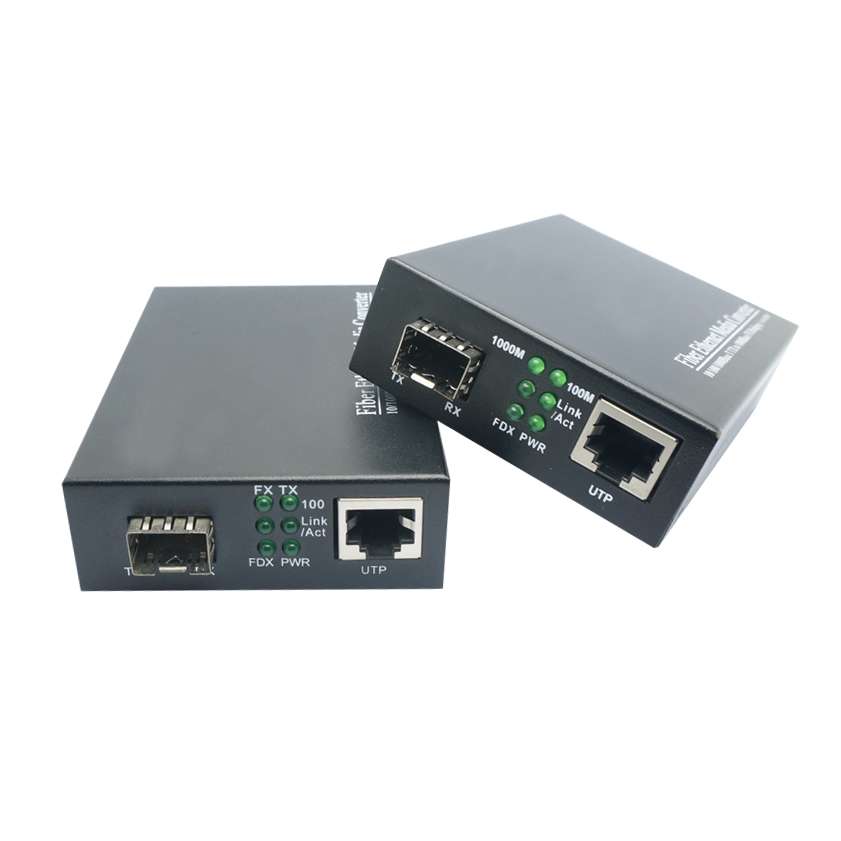 Media Converter - RJ45 - 10/100Base-TX to SFP module - supplied without SFP