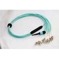 Aqua MPO-LC 12 Fibre Multimode OM3 Mini Distribution Breakout Cable