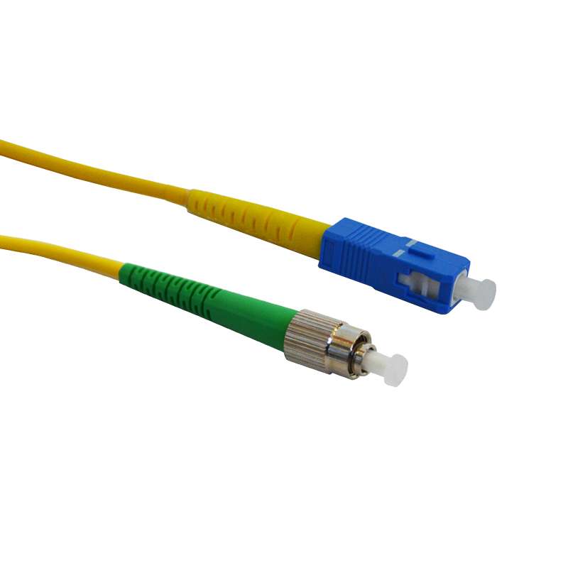 Yellow SC-FCA Singlemode LSZH Simplex Patch Cable