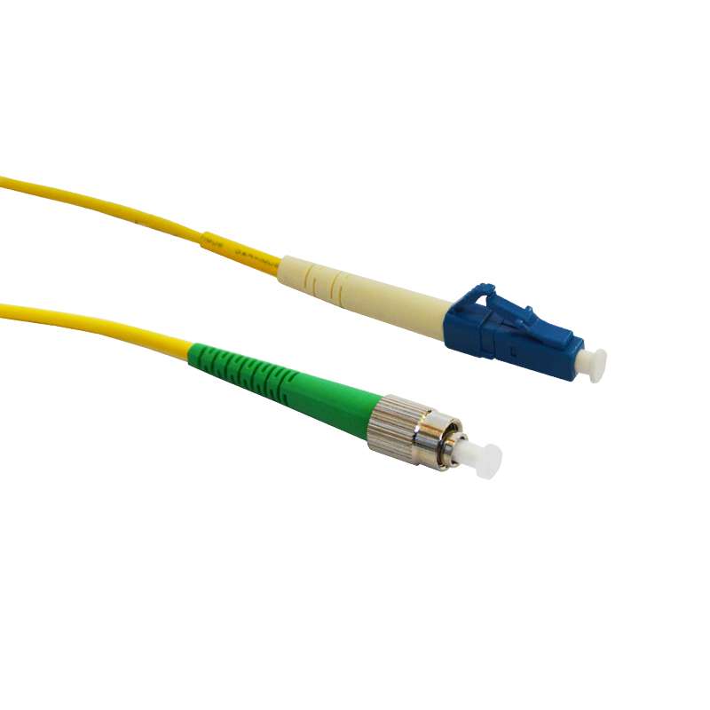 Yellow LC-FCA Singlemode LSZH Simplex Patch Cable