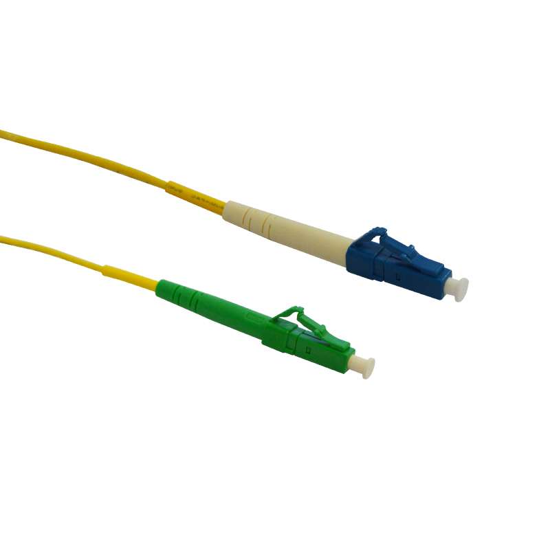 Yellow LC-LCA Singlemode LSZH Simplex Patch Cable