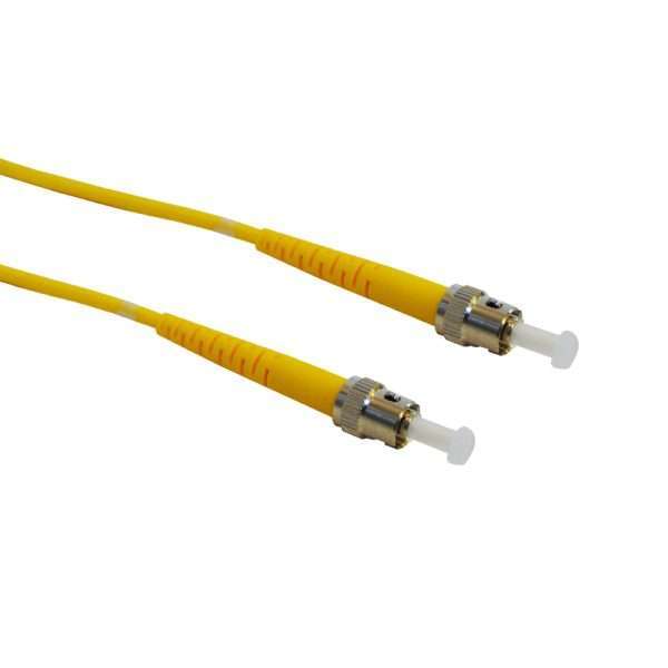 Yellow ST-ST Singlemode LSZH Simplex Patch Cable