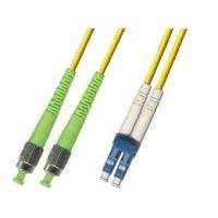 Yellow LCA-FCA Singlemode Bend Insensitive Glass G657.A2 LSZH Duplex Patch Cable