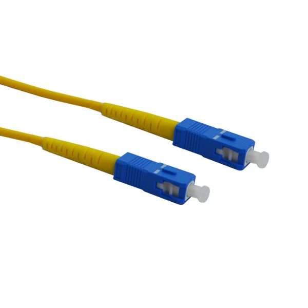 Yellow SC-SC Singlemode Bend Insensitive Glass G657.A2 LSZH Simplex Patch Cable
