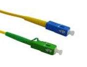 Yellow SC-SCA Singlemode Bend Insensitive Glass G657.A2 LSZH Simplex Patch Cable