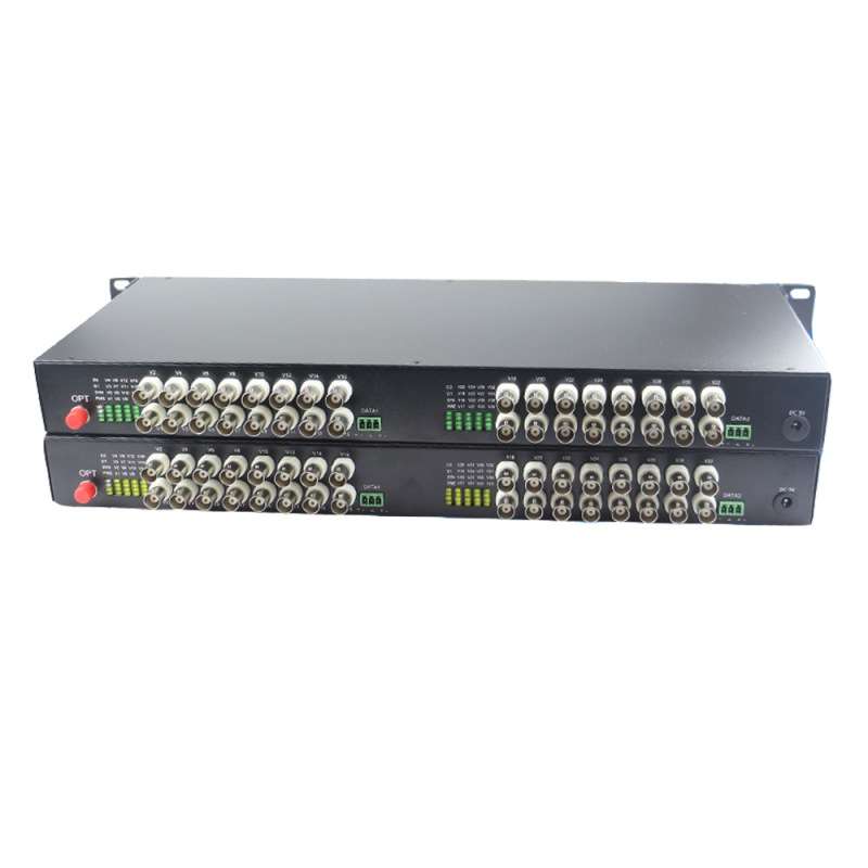 Media Converter 32 Channel Video Digital Media Converter - Singlemode (set/pair)