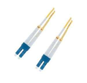Yellow LC-SCA Singlemode Bend Insensitive Glass G657.A2 LSZH Duplex Patch Cable