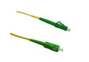 Yellow SCA-LC Singlemode Bend Insensitive Glass G657.A2 LSZH Simplex Patch Cable