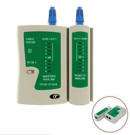 Copper Network Cable Tester RJ45-RJ11 - NSHL 468