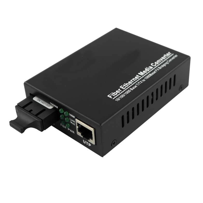 Media Converter -RJ45 - 1000Base-TX to 1000Base-FX - Singlemode 1310nm - 20km