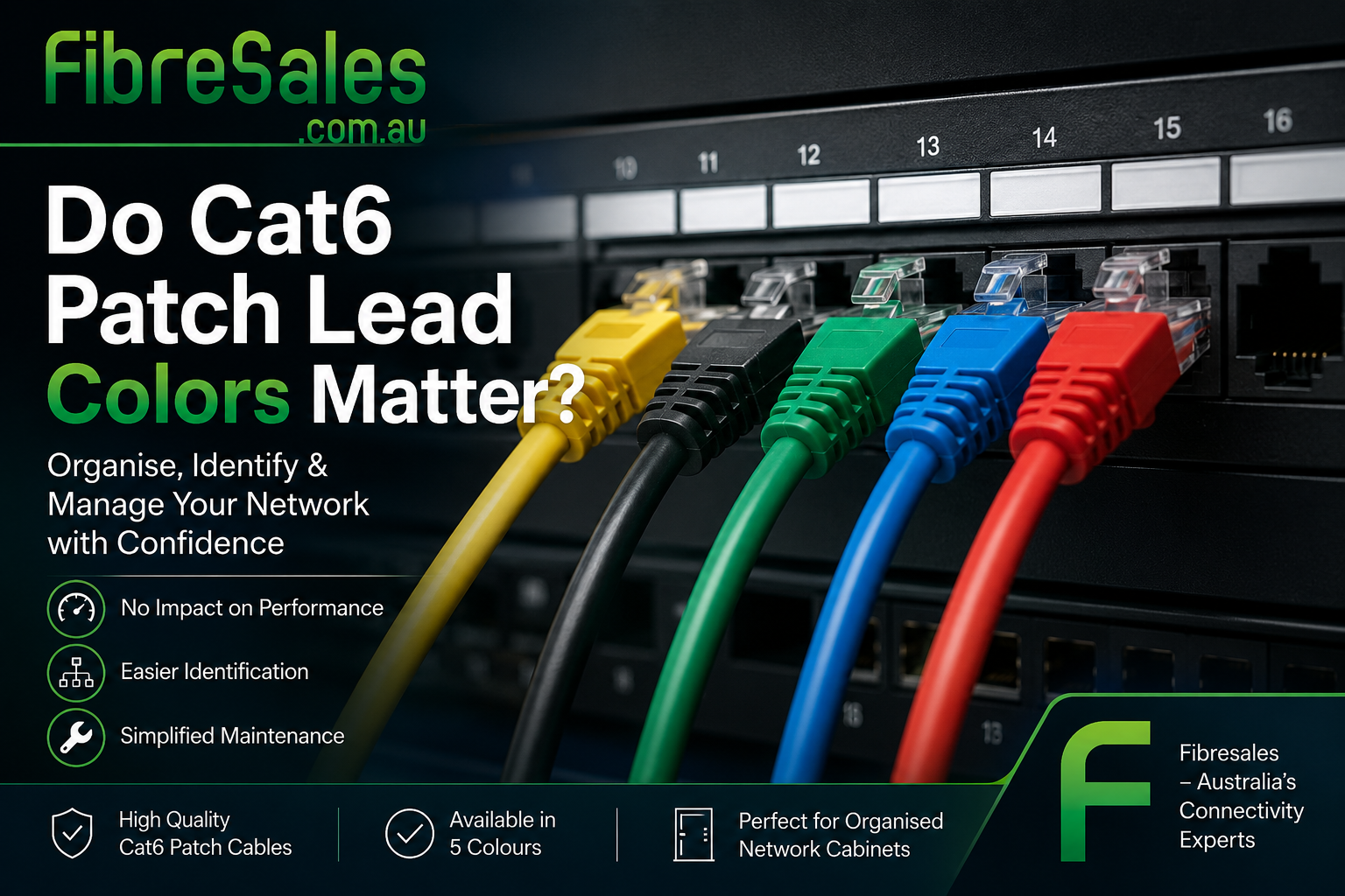 Patch Lead Colors Cat6