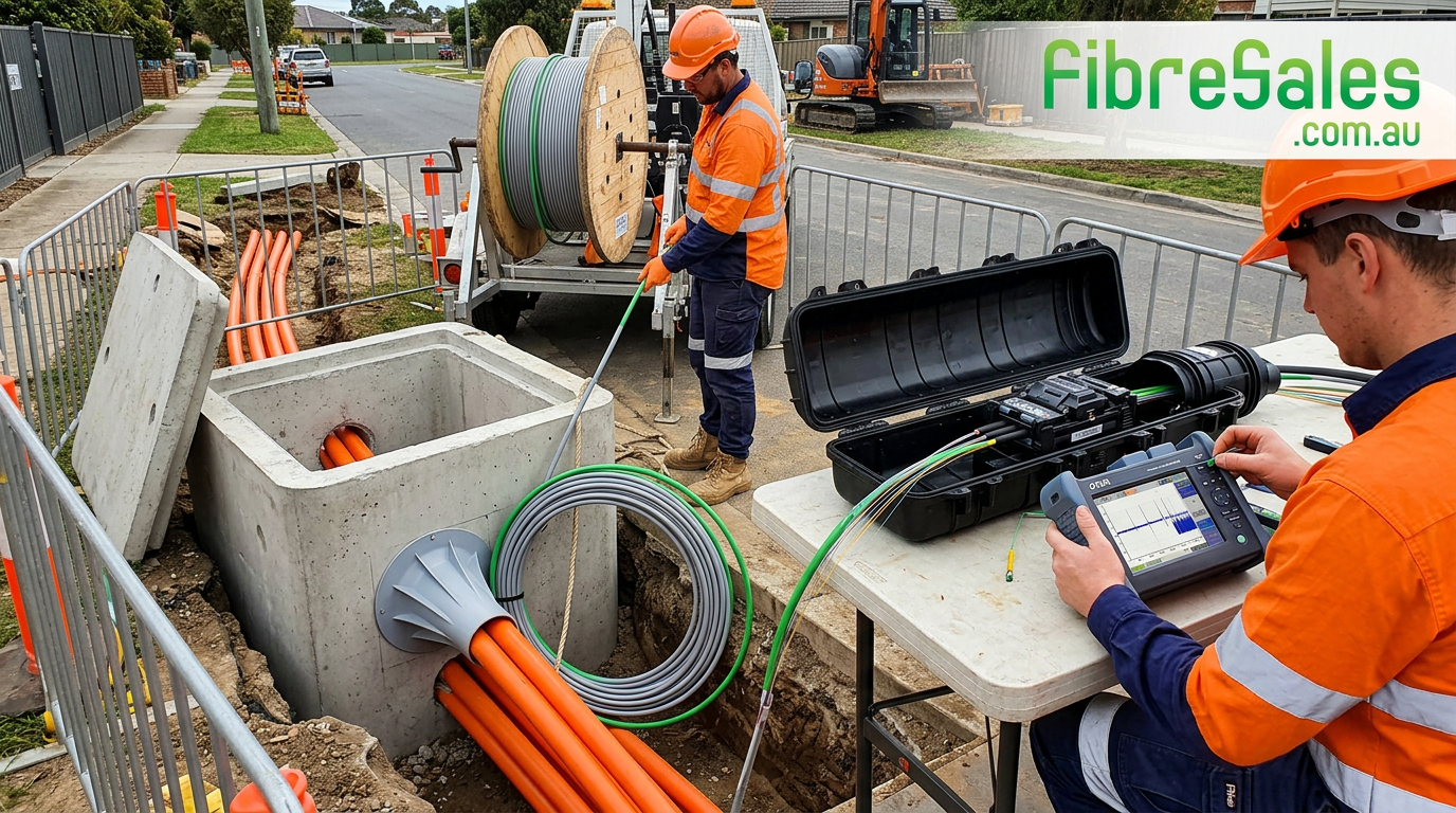 Underground Fibre Installation