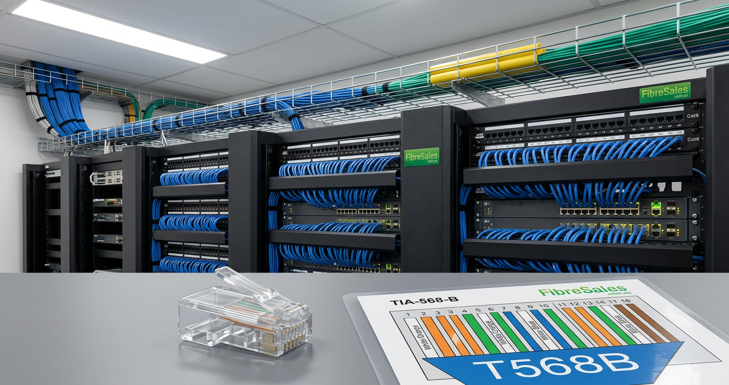Ethernet Networks Use T568B in Australian commercial structured cabling installations for compatibility and consistency.